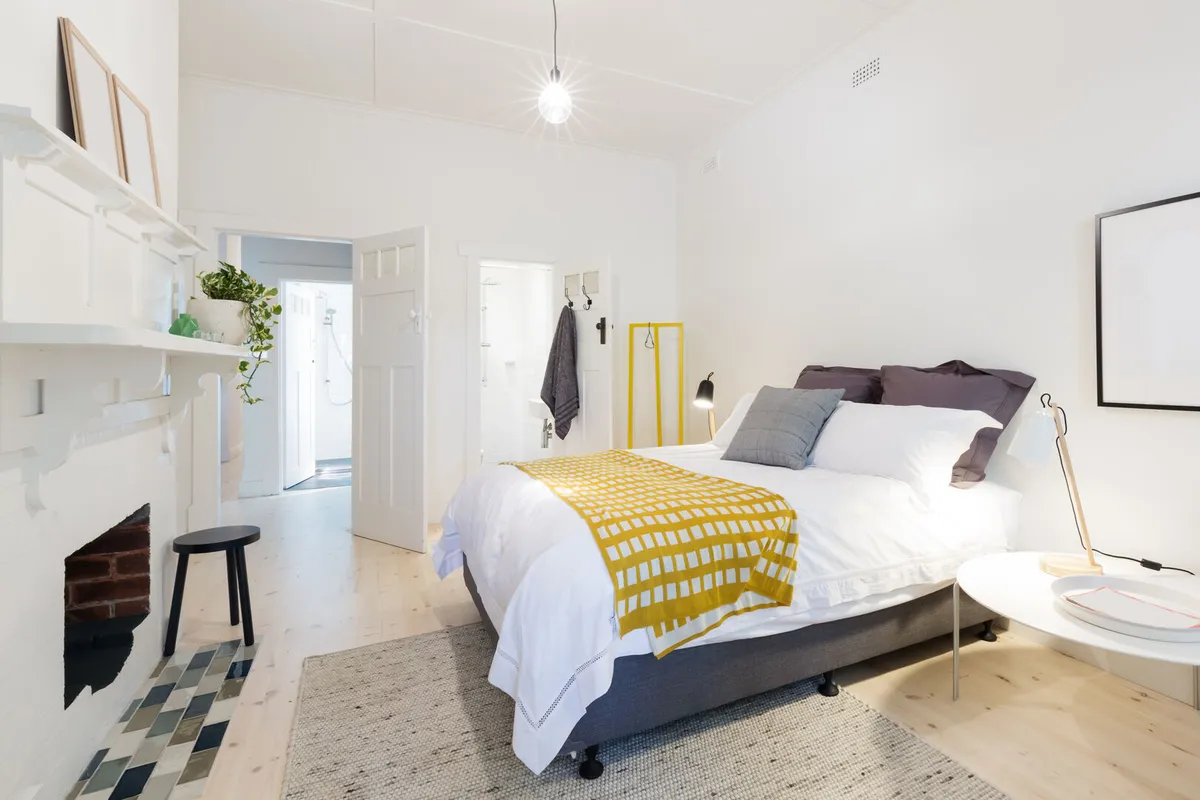 Stylish contemporary Scandinavian bedroom