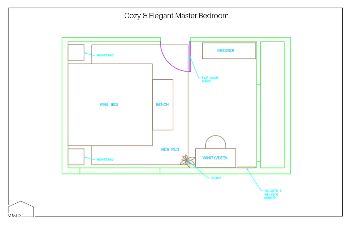small master bedroom layout ideas