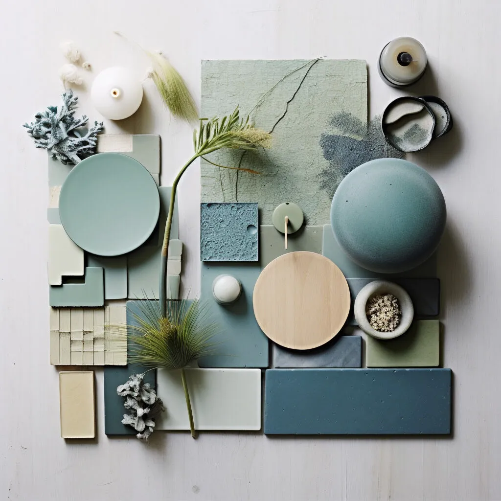 Calgary Interior Design blue-green inspiration layout
