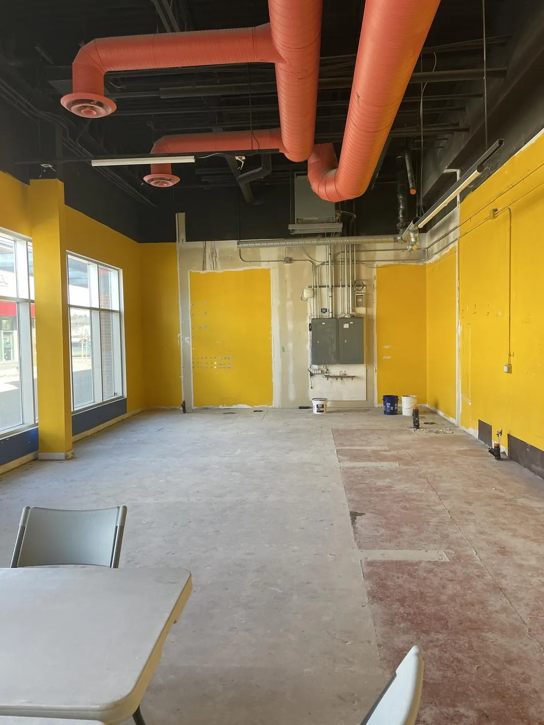 Calgary commercial renovation before photo