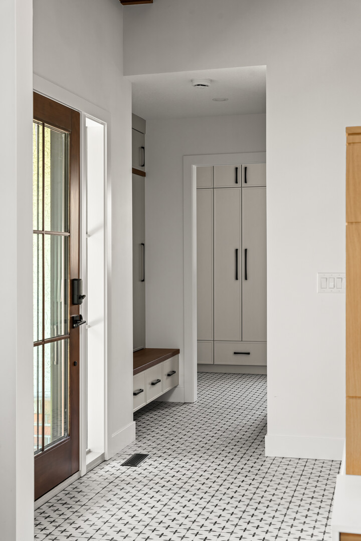 Comfy reading nook in home office