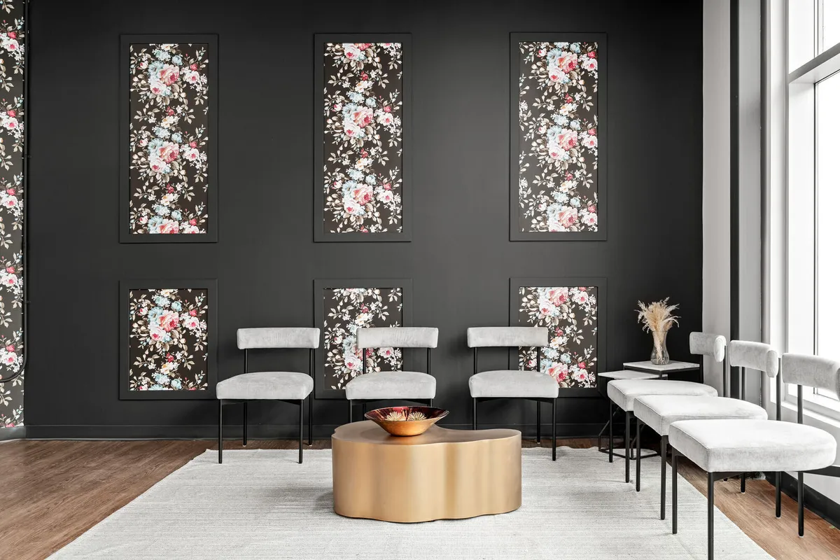Framed wallpaper paneling ideas