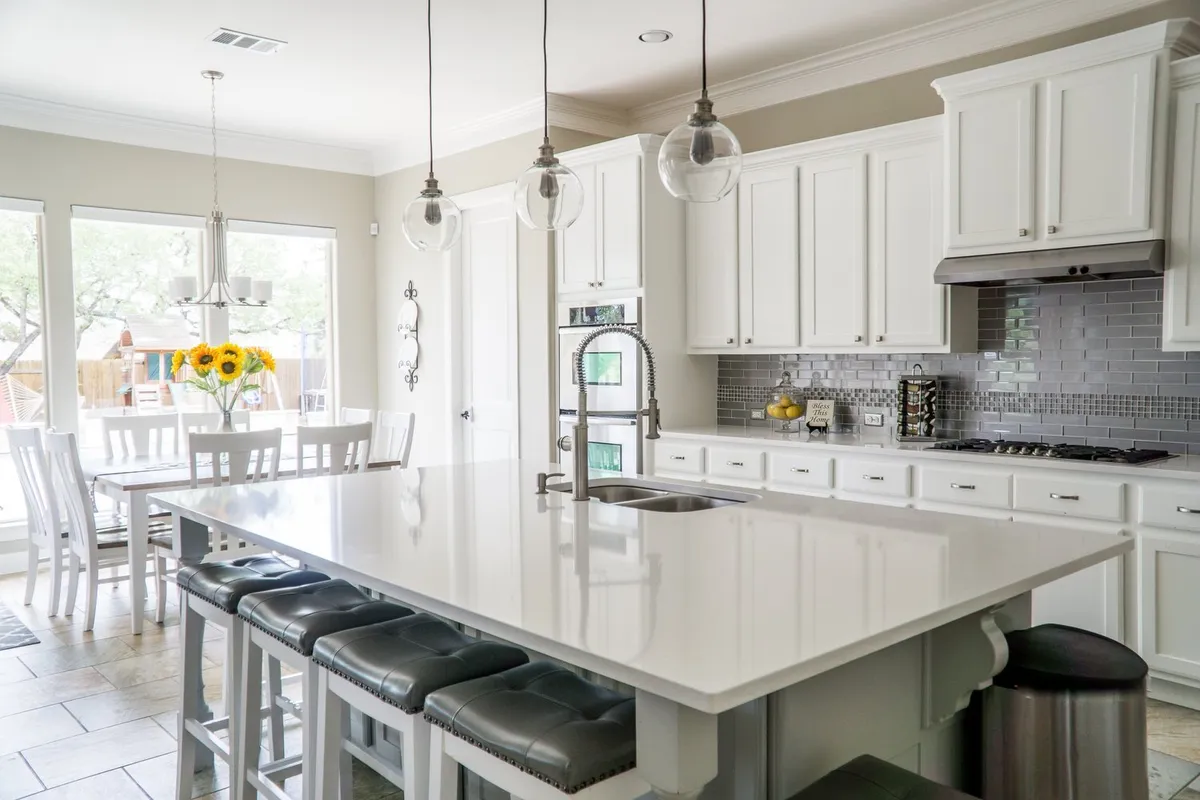Modern open concept kitchen