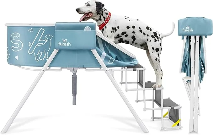 Furesh Steper Big Dog Bath Tub with Stairs
