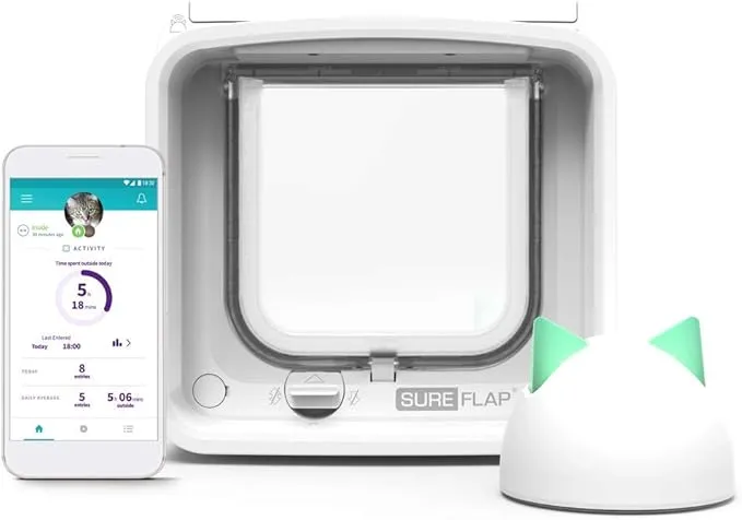 SureFlap Microchip Cat Door Connect with Hub Bundle